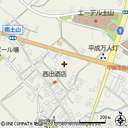 滋賀県甲賀市土山町北土山2141周辺の地図