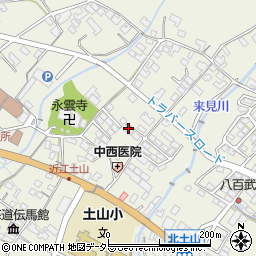 滋賀県甲賀市土山町北土山1441周辺の地図