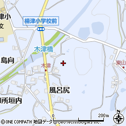兵庫県猪名川町（川辺郡）木津（戸塚尻）周辺の地図