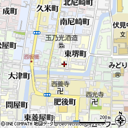 京都府京都市伏見区東堺町547周辺の地図
