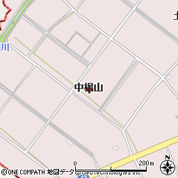 愛知県安城市高棚町中根山周辺の地図