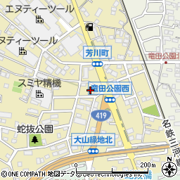ファミリーマート高浜芳川店周辺の地図
