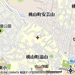 京都府京都市伏見区桃山町遠山98周辺の地図