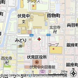京都府京都市伏見区下板橋町600周辺の地図