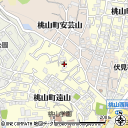 京都府京都市伏見区桃山町遠山94周辺の地図