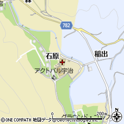 宇治市立笠取小学校周辺の地図