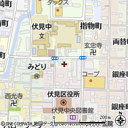 京都府京都市伏見区下板橋町603周辺の地図