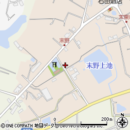 兵庫県三田市末2378周辺の地図