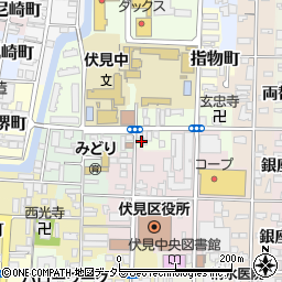 京都府京都市伏見区下板橋町606周辺の地図