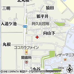 愛知県知多郡阿久比町卯坂小曽ケ脇121周辺の地図