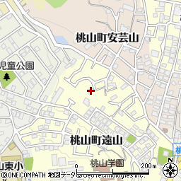 京都府京都市伏見区桃山町遠山100-10周辺の地図