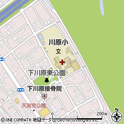 静岡市立川原小学校周辺の地図