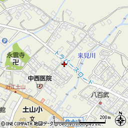 滋賀県甲賀市土山町北土山1447周辺の地図