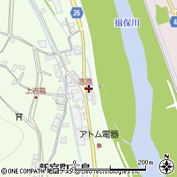 兵庫県たつの市新宮町吉島686-3周辺の地図