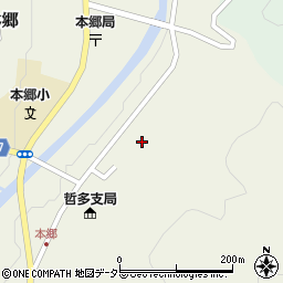 岡山県新見市哲多町本郷148周辺の地図