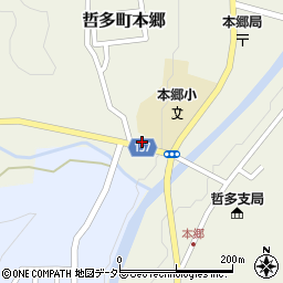 岡山県新見市哲多町本郷668周辺の地図