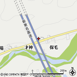 愛知県岡崎市生平町保毛38周辺の地図