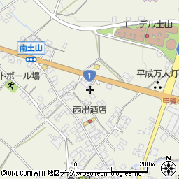 滋賀県甲賀市土山町北土山2123周辺の地図