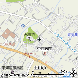 滋賀県甲賀市土山町北土山1427周辺の地図