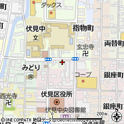 京都府京都市伏見区下板橋町599周辺の地図