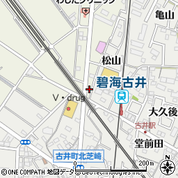 愛知県安城市安城町亀山14周辺の地図