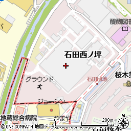 京都市役所上下水道局　石田水環境保全センター周辺の地図