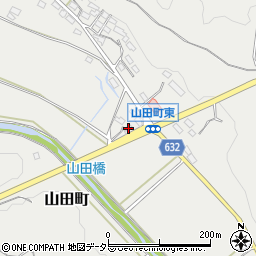 青山商事株式会社　山田給油所周辺の地図
