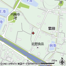 兵庫県加西市北条町栗田321周辺の地図