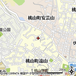 京都府京都市伏見区桃山町遠山100-13周辺の地図