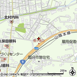 セブンイレブン浜田国分店周辺の地図