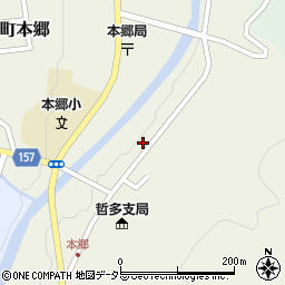 岡山県新見市哲多町本郷584周辺の地図