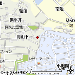 愛知県知多郡阿久比町卯坂向山下1-65周辺の地図