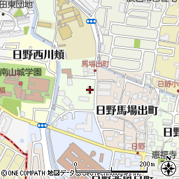 京都府京都市伏見区日野田中町12周辺の地図