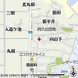 愛知県知多郡阿久比町卯坂向山下1-19周辺の地図