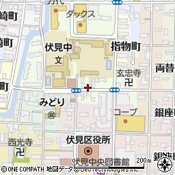 京都府京都市伏見区下板橋町583周辺の地図