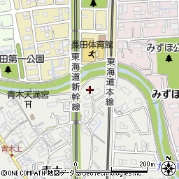 静岡県静岡市駿河区青木206周辺の地図