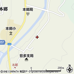 岡山県新見市哲多町本郷195周辺の地図