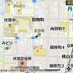 京都府京都市伏見区下板橋町575周辺の地図