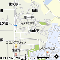 愛知県知多郡阿久比町卯坂向山下1-37周辺の地図