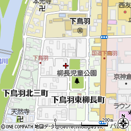京都府京都市伏見区下鳥羽西柳長町104周辺の地図