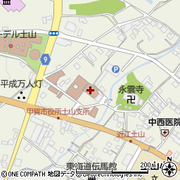 甲賀市立児童福祉施設土山子育て支援センター周辺の地図