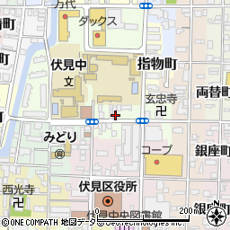京都府京都市伏見区下板橋町582周辺の地図