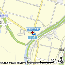 護塚橋周辺の地図