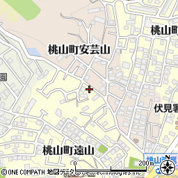 京都府京都市伏見区桃山町遠山93-2周辺の地図