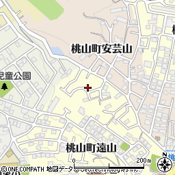 京都府京都市伏見区桃山町遠山100-12周辺の地図