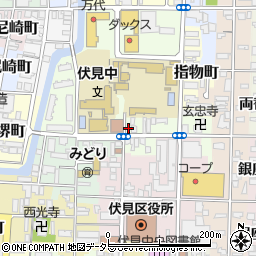 京都府京都市伏見区下板橋町587周辺の地図