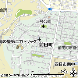 三重県四日市市前田町周辺の地図