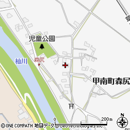 滋賀県甲賀市甲南町森尻486周辺の地図