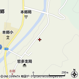 岡山県新見市哲多町本郷192周辺の地図