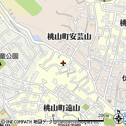 京都府京都市伏見区桃山町遠山100-15周辺の地図